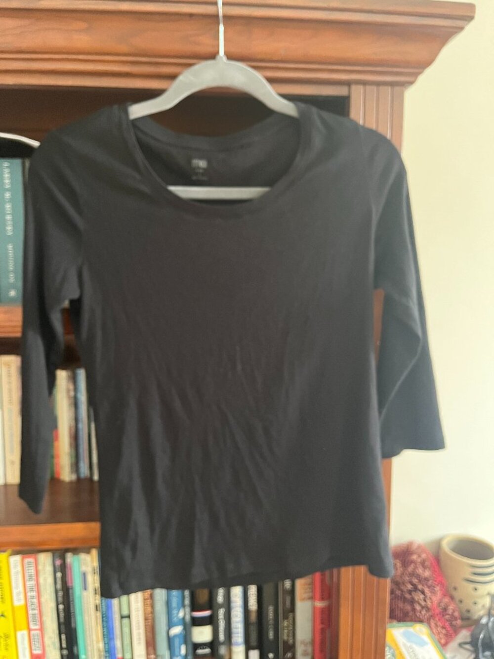 Uniqlo Black Fitted Cotton Shirt